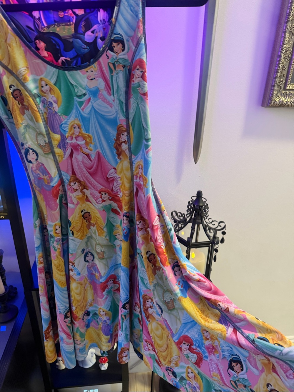 Blackmilk Disney Villans VS Princesses inside out reversible skater dress SM - Picture 8 of 8
